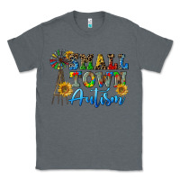 Charcoal Heather small town autism Classic Tee - CowGirlArtShop