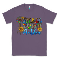 Lavender small town autism Classic Tee - CowGirlArtShop