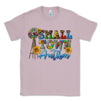 Lilac small town autism Classic Tee - CowGirlArtShop