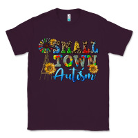 Plum small town autism Classic Tee - CowGirlArtShop