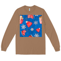 Toasted Coconut winter  snowflakes hot cocoa ice skating shoes Long Sleeve Tee - FaDigitalArtStudio
