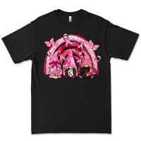 Black gnomes rainbow breast cancer Premium Tee - CowGirlArtShop
