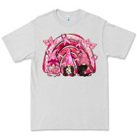 Dove Grey gnomes rainbow breast cancer Premium Tee - CowGirlArtShop