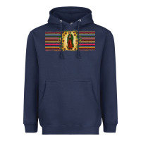 Navy lady of Guadalupe  sunflower Heavyweight Hoodie - JahusDesignShop