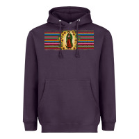 Plum lady of Guadalupe  sunflower Heavyweight Hoodie - JahusDesignShop