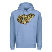 Colony Blue northern leopard frog Premium Hoodie - LillyAllenDesigns