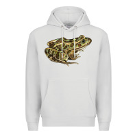 Dove Grey northern leopard frog Premium Hoodie - LillyAllenDesigns