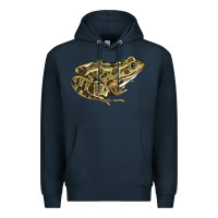 Navy northern leopard frog Premium Hoodie - LillyAllenDesigns