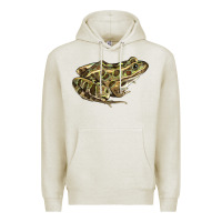 Oatmeal Heather northern leopard frog Premium Hoodie - LillyAllenDesigns