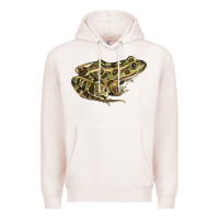 Pale Pink northern leopard frog Premium Hoodie - LillyAllenDesigns