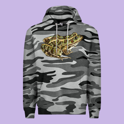 Northern Leopard Frog Premium Hoodie Designed By Lillyallendesigns