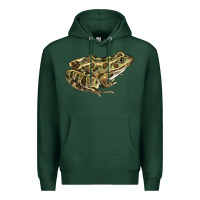 Sports Green northern leopard frog Premium Hoodie - LillyAllenDesigns