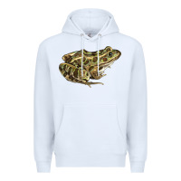 White northern leopard frog Premium Hoodie - LillyAllenDesigns