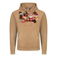 Vintage Camel Chocolate Love Coffee Cups Vintage Hoodie - FaDigitalArtStudio