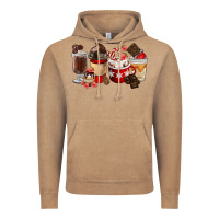 Vintage Coffee Chocolate Love Coffee Cups Vintage Hoodie - FaDigitalArtStudio
