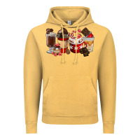 Chocolate Love Coffee Cups Vintage Hoodie | Teevron