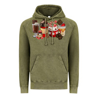 Vintage Olive Chocolate Love Coffee Cups Vintage Hoodie - FaDigitalArtStudio