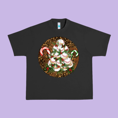 Merry Christmas Baseball Urban Heavy Tee Designed By Ranaportraitstore