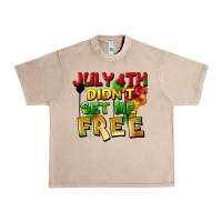 French Oak July 4th didn't set me free Urban Heavy Tee - FaDigitalArtStudio