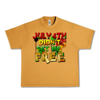 Peanut Butter July 4th didn't set me free Urban Heavy Tee - FaDigitalArtStudio