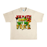 Sandshell July 4th didn't set me free Urban Heavy Tee - FaDigitalArtStudio