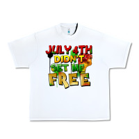 White July 4th didn't set me free Urban Heavy Tee - FaDigitalArtStudio