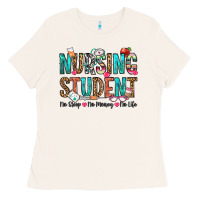 Bone nursing student no sleep no money no life Ladies Tee - OliviaCreatesArt