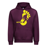 Mauve Wine bigfoot Urban Hoodie - artisFamous