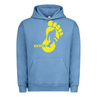 Pigment Pebble Blue bigfoot Urban Hoodie - artisFamous