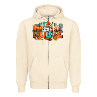 Sandshell nurse with fall element Zipper Hoodie - AdoDesignShop