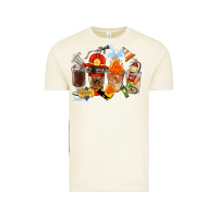 Vintage Arctic Firefighter Coffee Cups Vintage Tee - FaDigitalArtStudio
