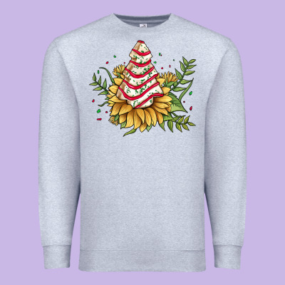 Little Debbie Tree Cakes Sunflower Premium Sweatshirt Designed By Jahusdesignshop