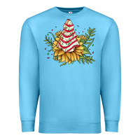 Ocean Blue little debbie tree cakes sunflower Premium Sweatshirt - JahusDesignShop