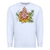 White little debbie tree cakes sunflower Premium Sweatshirt - JahusDesignShop