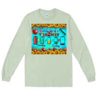 Matcha Battery Life Of A Teacher Tumbler Long Sleeve Tee - BundleAndBundleShop