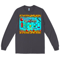 Smoke Battery Life Of A Teacher Tumbler Long Sleeve Tee - BundleAndBundleShop