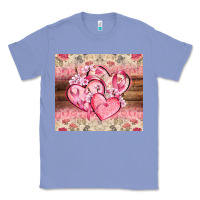 Colony Blue cancer hearts Classic Tee - CowGirlArtShop