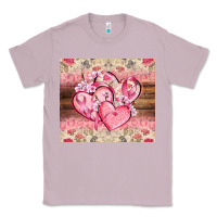 Lilac cancer hearts Classic Tee - CowGirlArtShop