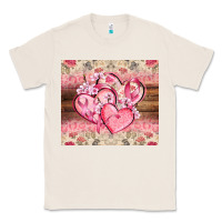 Natural cancer hearts Classic Tee - CowGirlArtShop