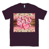 Plum cancer hearts Classic Tee - CowGirlArtShop
