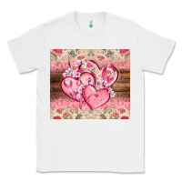 White cancer hearts Classic Tee - CowGirlArtShop
