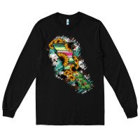 Black Baja California State Of Mexico Map Long Sleeve Tee - RanaPortraitStore