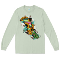 Matcha Baja California State Of Mexico Map Long Sleeve Tee - RanaPortraitStore