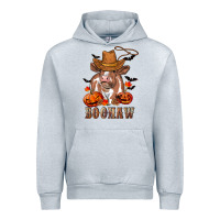 Heather Grey Boohaw Heifer Urban Hoodie - RanaPortraitStore