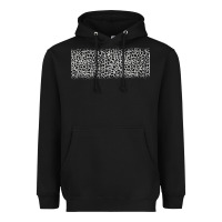 Black grey leopard Heavyweight Hoodie - JahusDesignShop