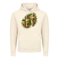 Vintage Artic camouflage and leopard patch  5 Vintage Hoodie - BundleAndBundleShop