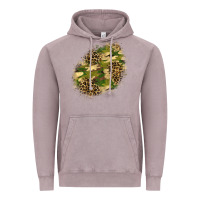 Vintage Zinc camouflage and leopard patch  5 Vintage Hoodie - BundleAndBundleShop