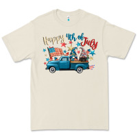 Bone happy 4th of july gnome truck Premium Tee - CowGirlArtShop