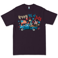 Plum happy 4th of july gnome truck Premium Tee - CowGirlArtShop