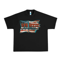 Black God Bless America Urban Heavy Tee - FaDigitalArtStudio